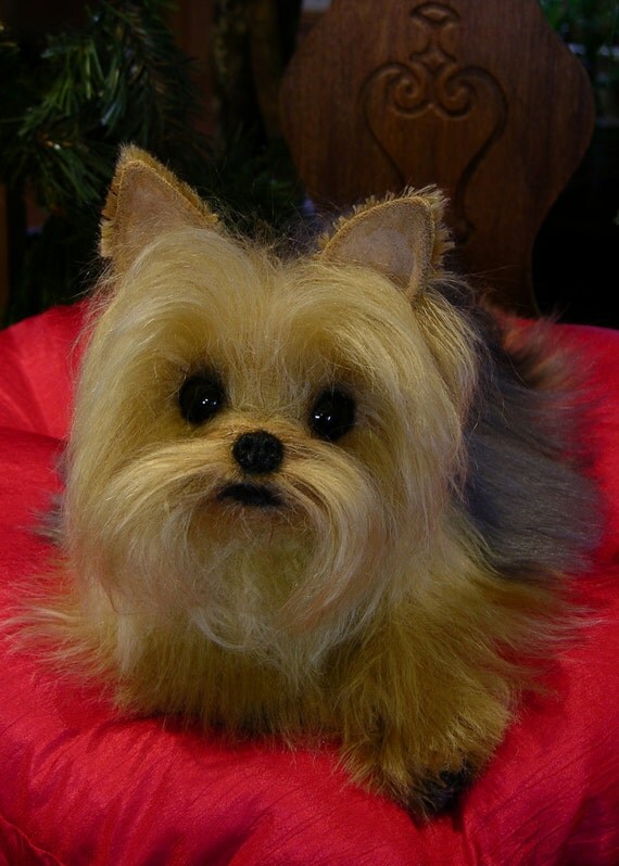 lifelike yorkie dog