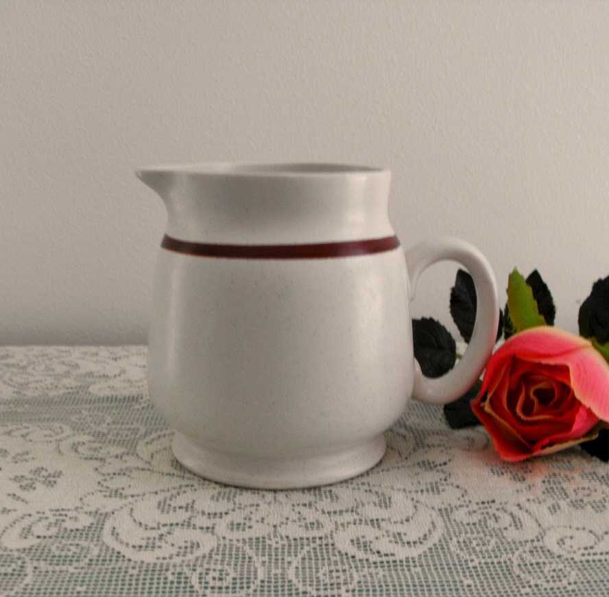 Vintage Genuine Stoneware Pitcher made in Japan Creamer with
