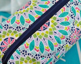 Boxy Cornered Zipper Pouch: Easy PDF Sewing Pattern for Beginners