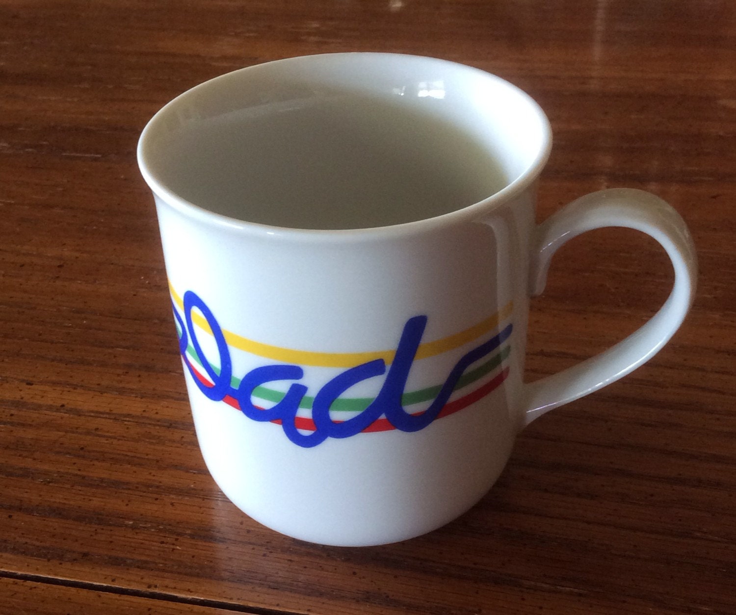 Download Fathers Day DAD Rainbow Coffee mug cup by arubyrosebud on Etsy