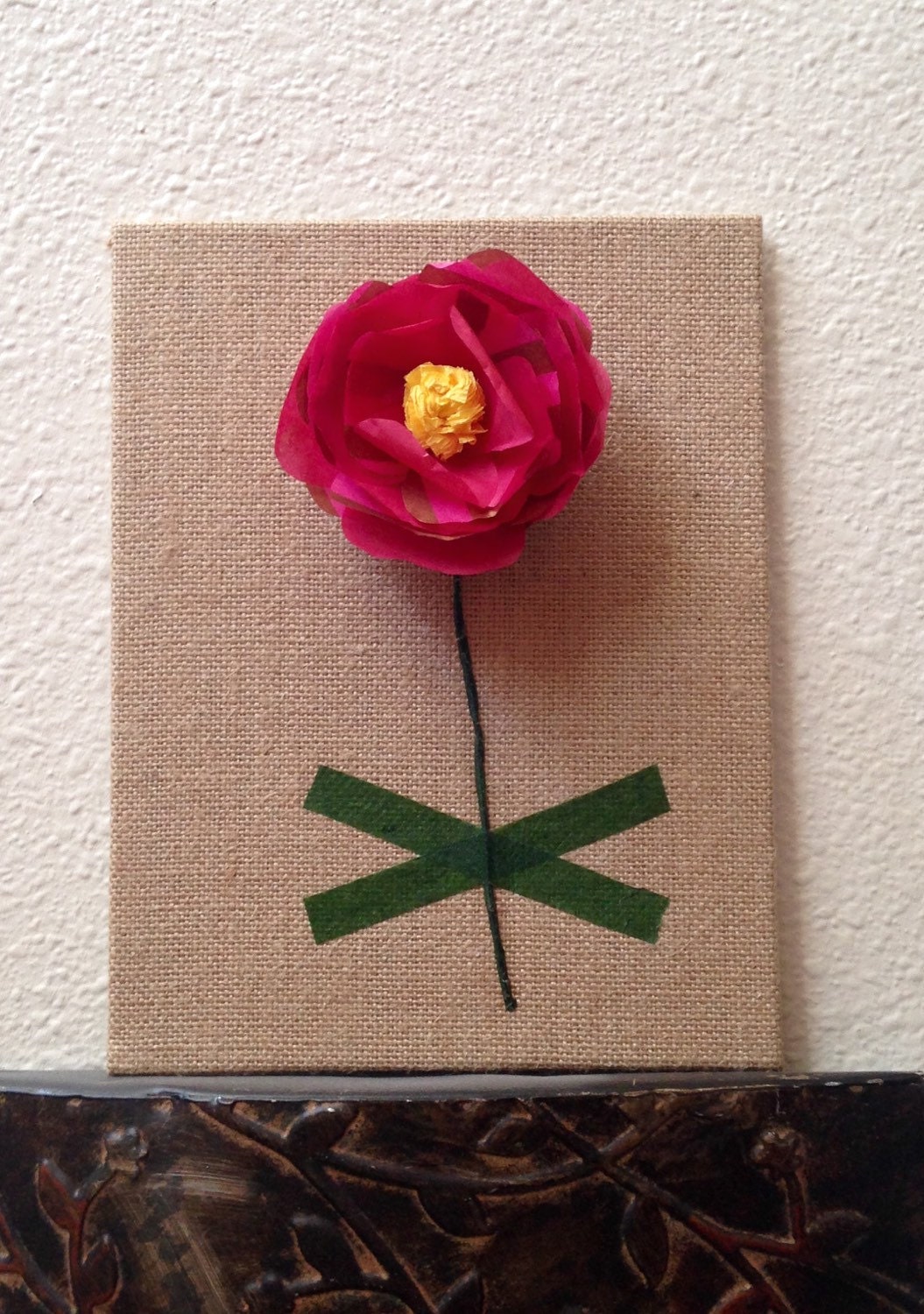 3D Flower Wall Art handmade by AngelaRae86 on Etsy