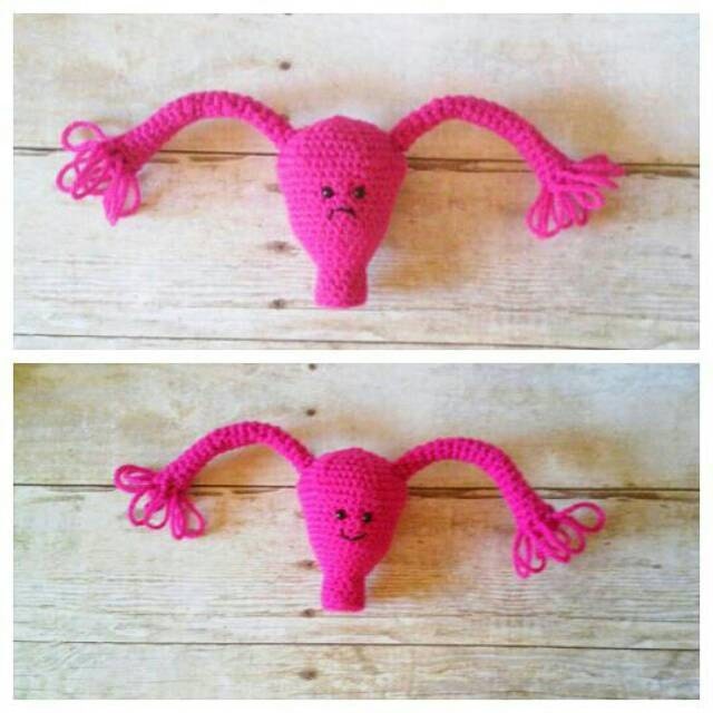 uterus stuffed toy