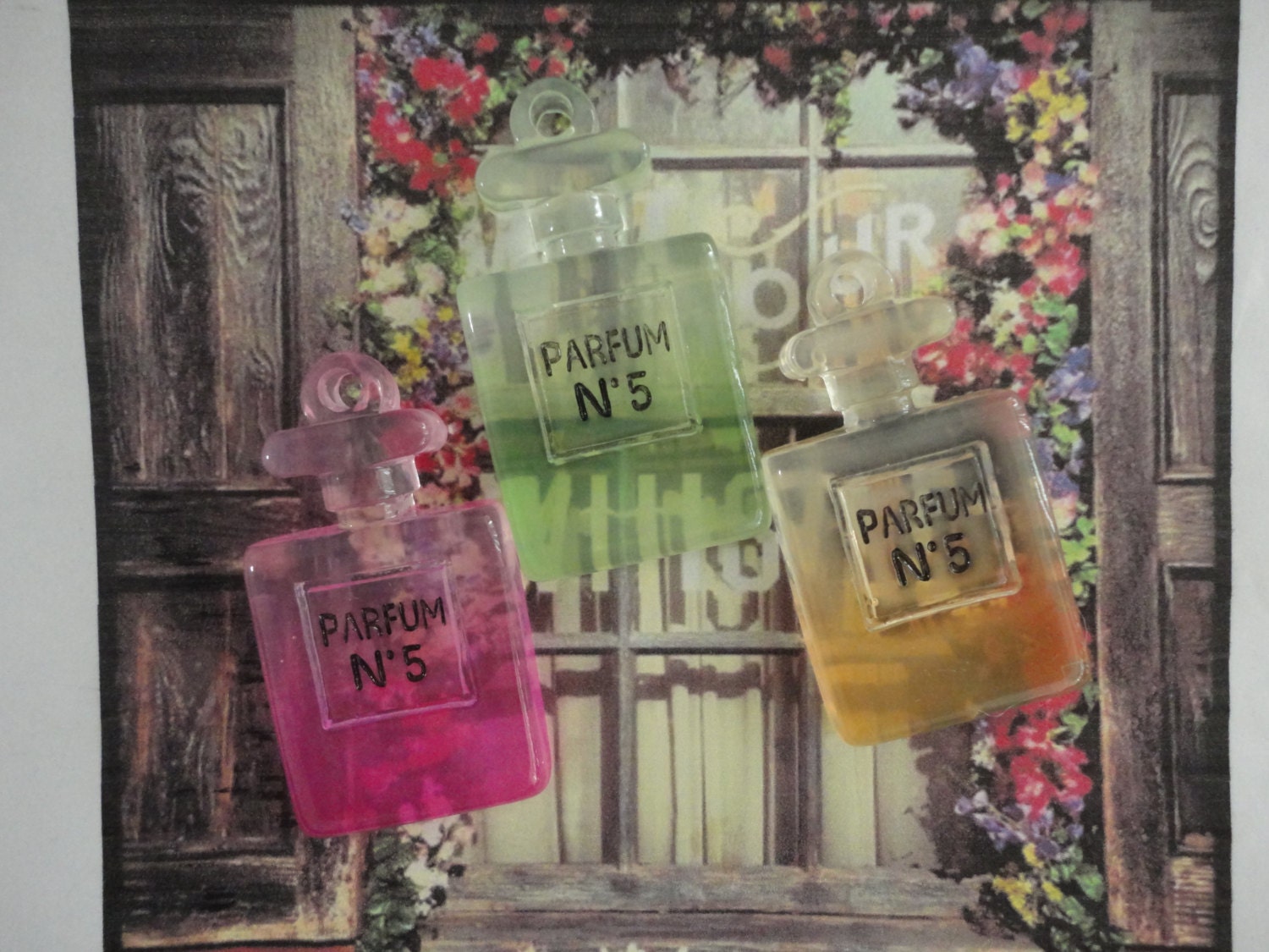 Kawaii girly perfume bottle cabochon decoden deco diy charms