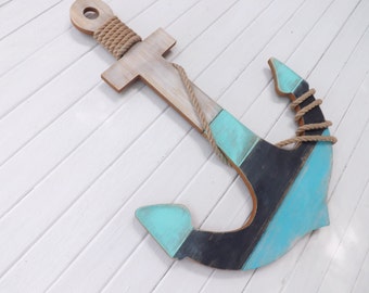 Wooden Anchor Wall Decor anchor wall decor | etsy Wooden Anchor Wall Decor anchor wall decor | etsy
