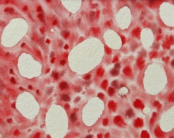 The Source - original watercolor painting of bone marrow