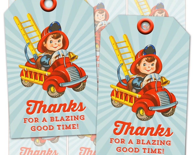 Firetruck, Fireman, Fire Engine Invitation, I will customize for you, Print your own