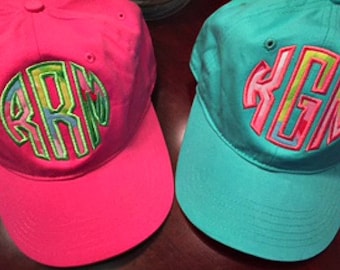 New Lilly Patterns**Lilly Pulitzer circle applique baseball cap