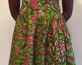 African Print Dress by ifenkili on Etsy