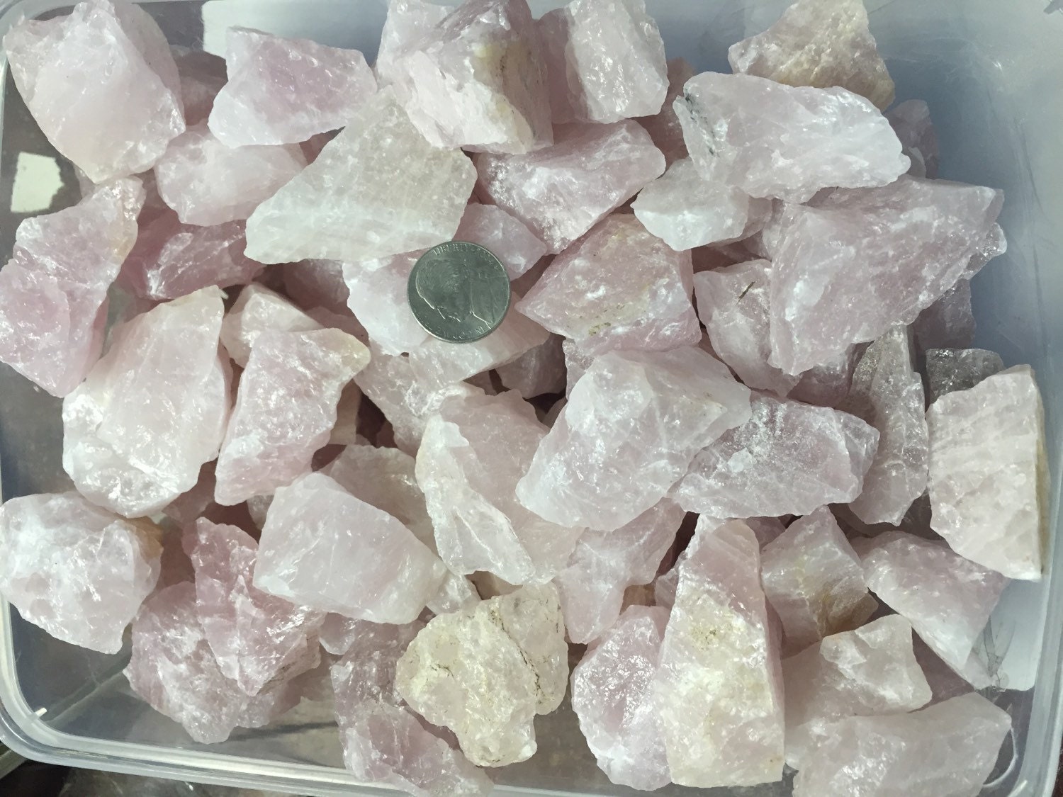 Wholesale 1lb Natural Rose Quartz Stones