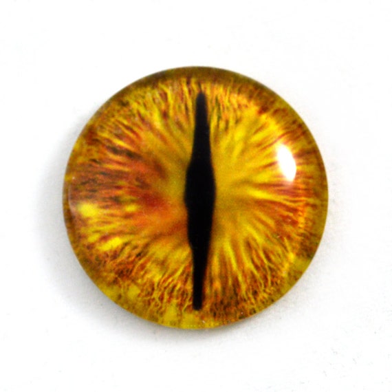 30mm Gold Dragon Glass Eye For Sale for Steampunk Pendant