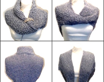 Outlander Shawl PDF Pattern Claire's Shaulette Inspired Sassenach Knitting Pattern PDF File Is not a finished product.