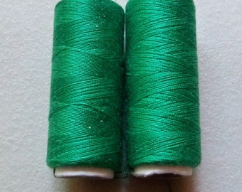 Green Sewing Thread-Polyester-Emerald Green