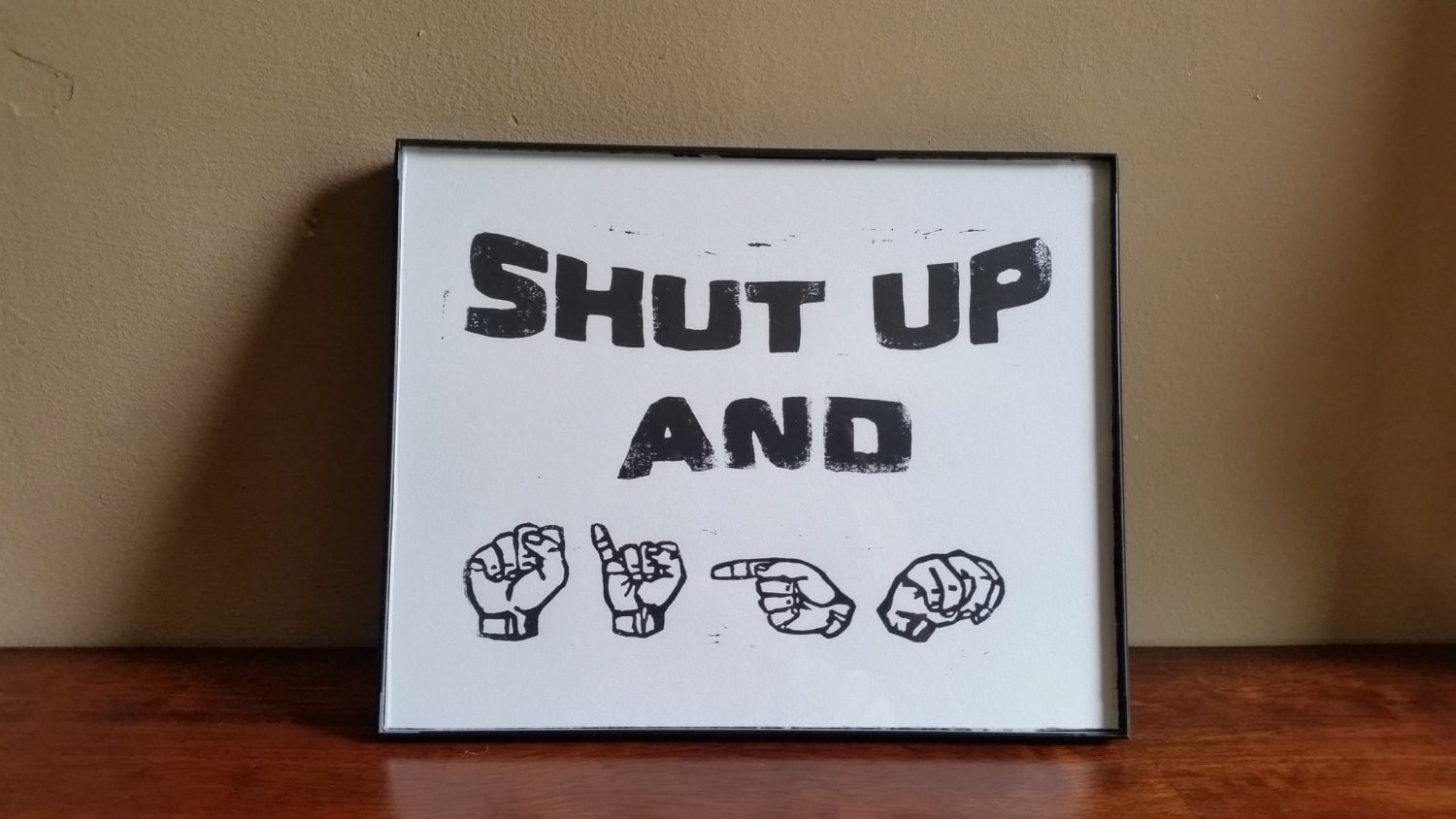 How To Say Shut Up In Sign Language