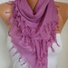 Cotton Scarf Soft Shawl Spring Summer Cowl Swarovski Bead Bridesmaid Gift Ideas For Her Women Fashion Accessories Mother Day Gift Scarves