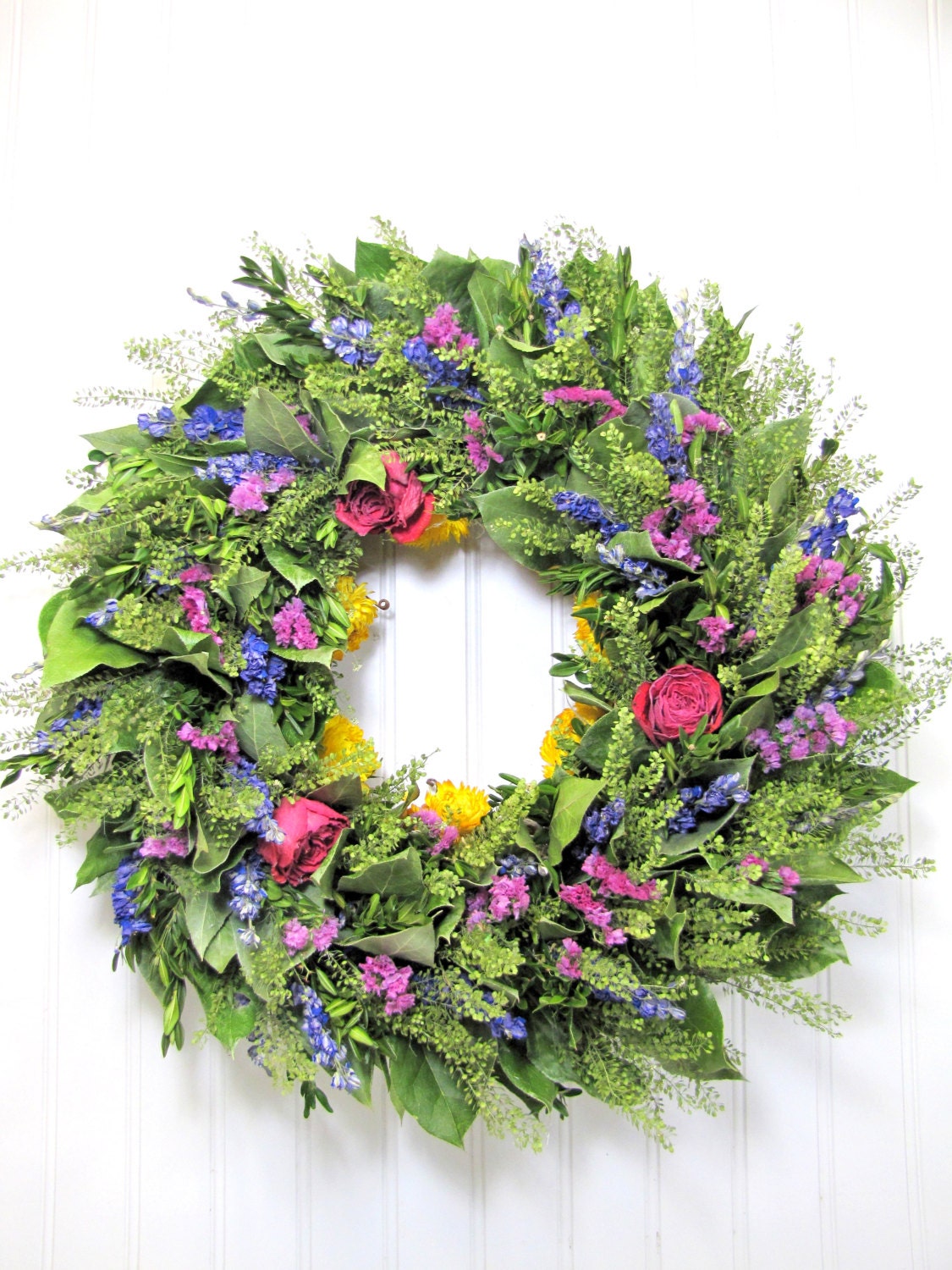 Dried Flower Wreath Wall Decor Cottage Wreath