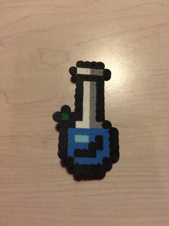 Bong perler bead hair clip by sleepystitch on Etsy