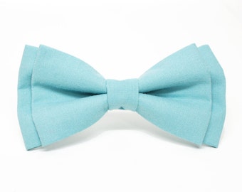 Periwinkle Blue Bow Tie for Boys Toddlers Baby pre tied