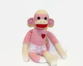 Pinkee Sock Monkey Toy, Sock Monkey Pink Shower Gift, Sock Monkey Pink, Sock Monkey Baby Toy, Pink Monkey, Sock Monkey Child Friendly Pinkee Sock Monkey Toy, Sock Monkey Pink Shower Gift, Sock Monkey Pink, Sock Monkey Baby Toy, Pink Monkey, Sock Monkey Child Friendly