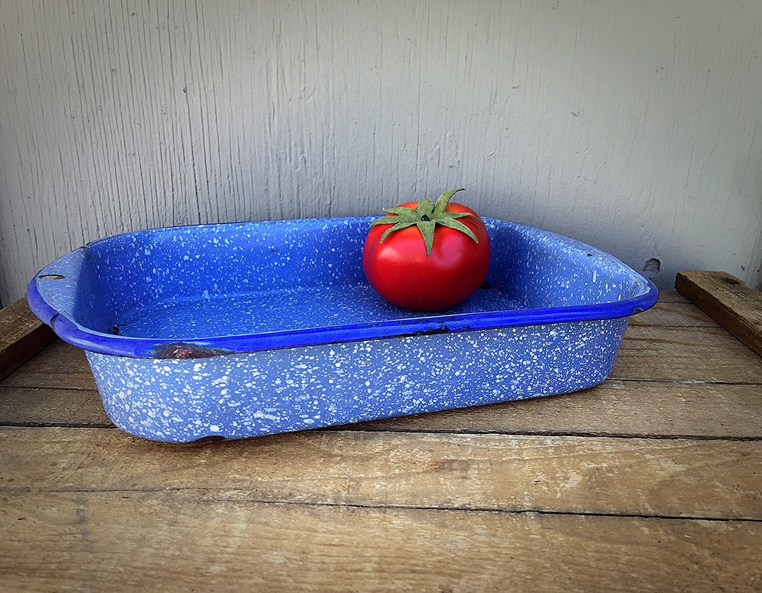 Enamelware Baking Pan Light Blue and by GodSaveStrawberryJam