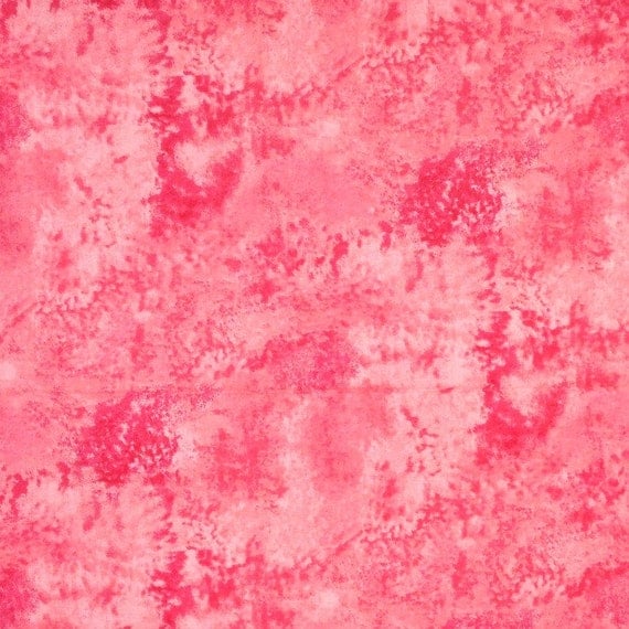 Pink Marble Fabric by the yard 100% Cotton Hot Pink Marble