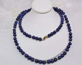 Blue Lapis Necklace Gold Lapis Lazuli Necklace 14k Gold Filled Necklace Blue Lapis Lazuli Necklace BuyAny3+1Free