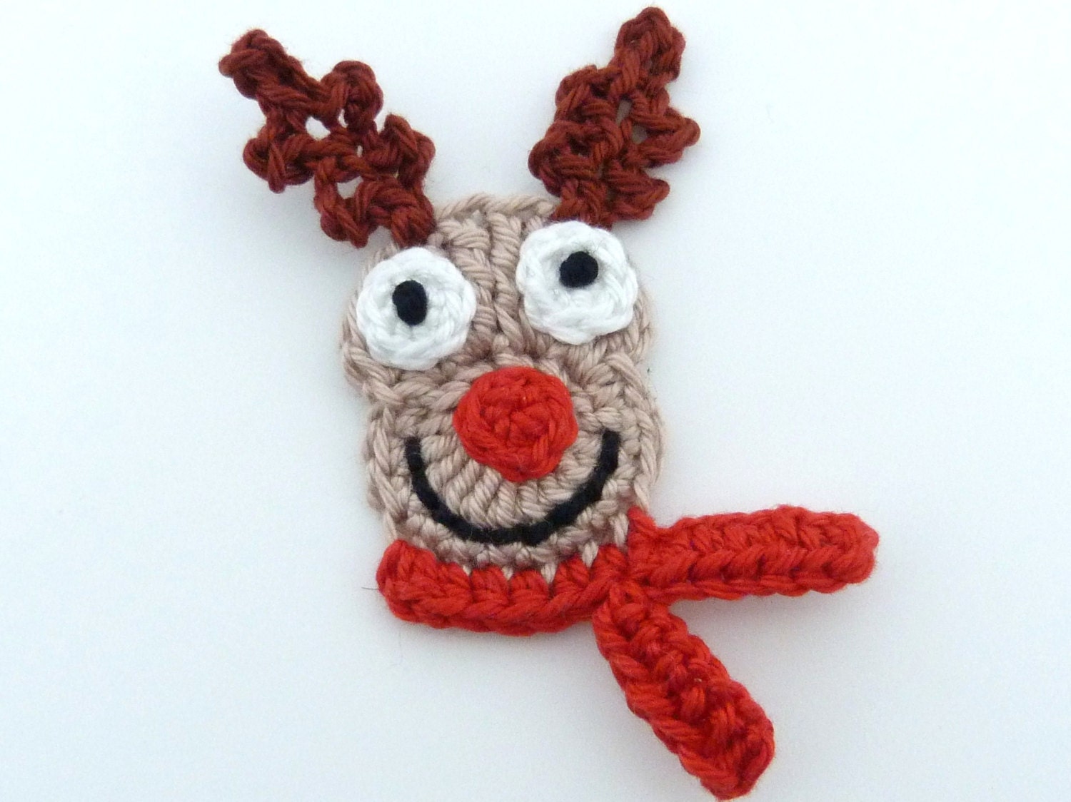 Crochet appliques Christmas crochet 1 large applique