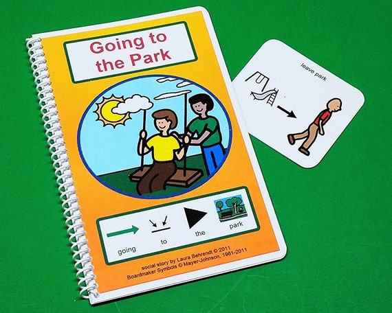 Going to the Park Social Story PECS Autism Social Skills