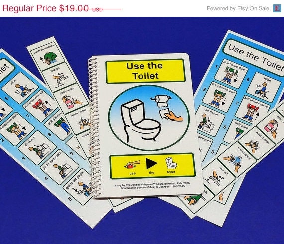 ON SALE Potty Training Kit for Autism PECS by TheAutismShop