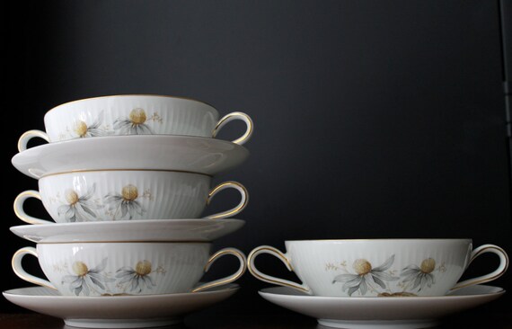 Thomas Germany 7498 Dishes Vintage Soup by NotMadeInChinaFinds