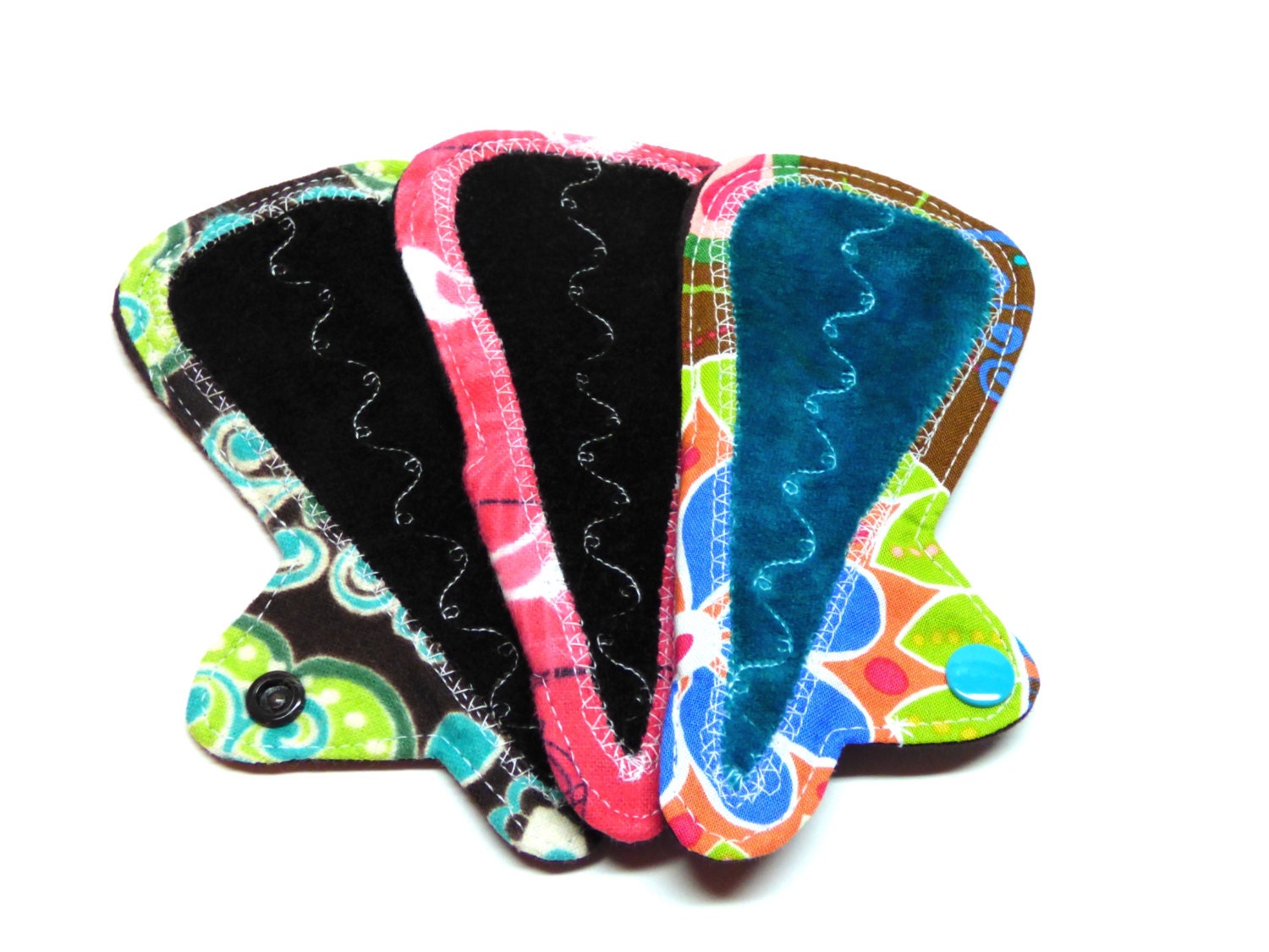 NEW 6 Tiny Thong Cloth Pads Set of 3 Customize Your