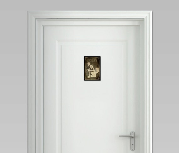 Bathroom Sign Halloween door signs of your choicetoilet Bathroom Sign Halloween door signs of your choicetoilet