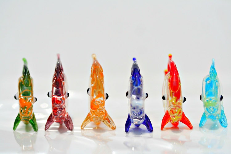 fish tank figurines