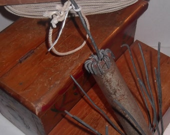 Folk Art, grappling hook and wedge, great patina, condition, a wonderful collectable