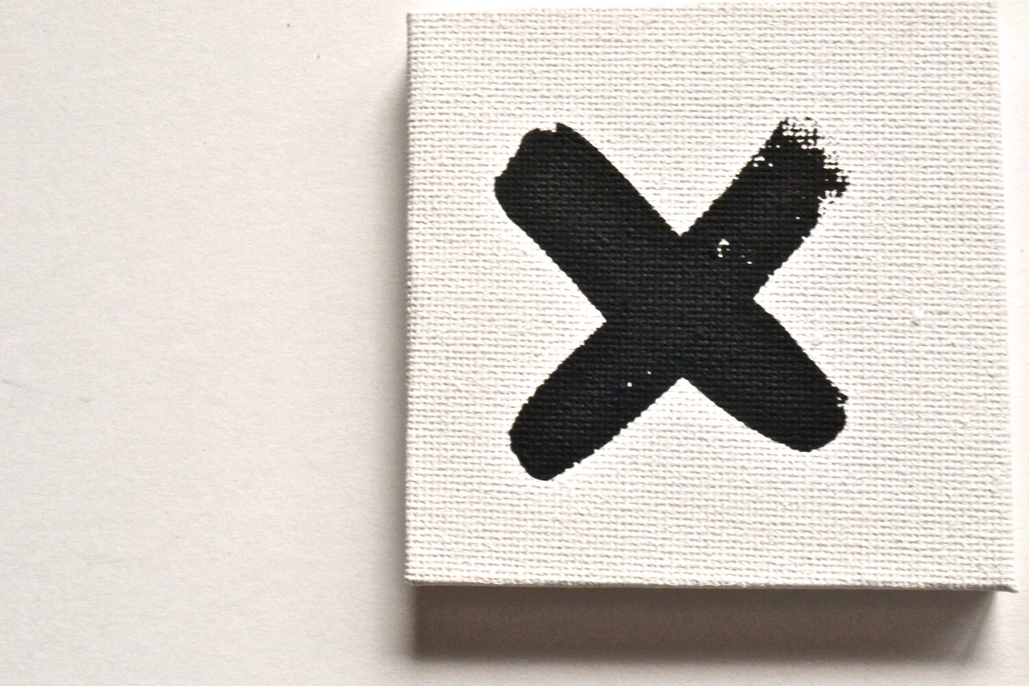 XO 3x3 Square Canvas XO Wall Decor Nursery Gallery Wall