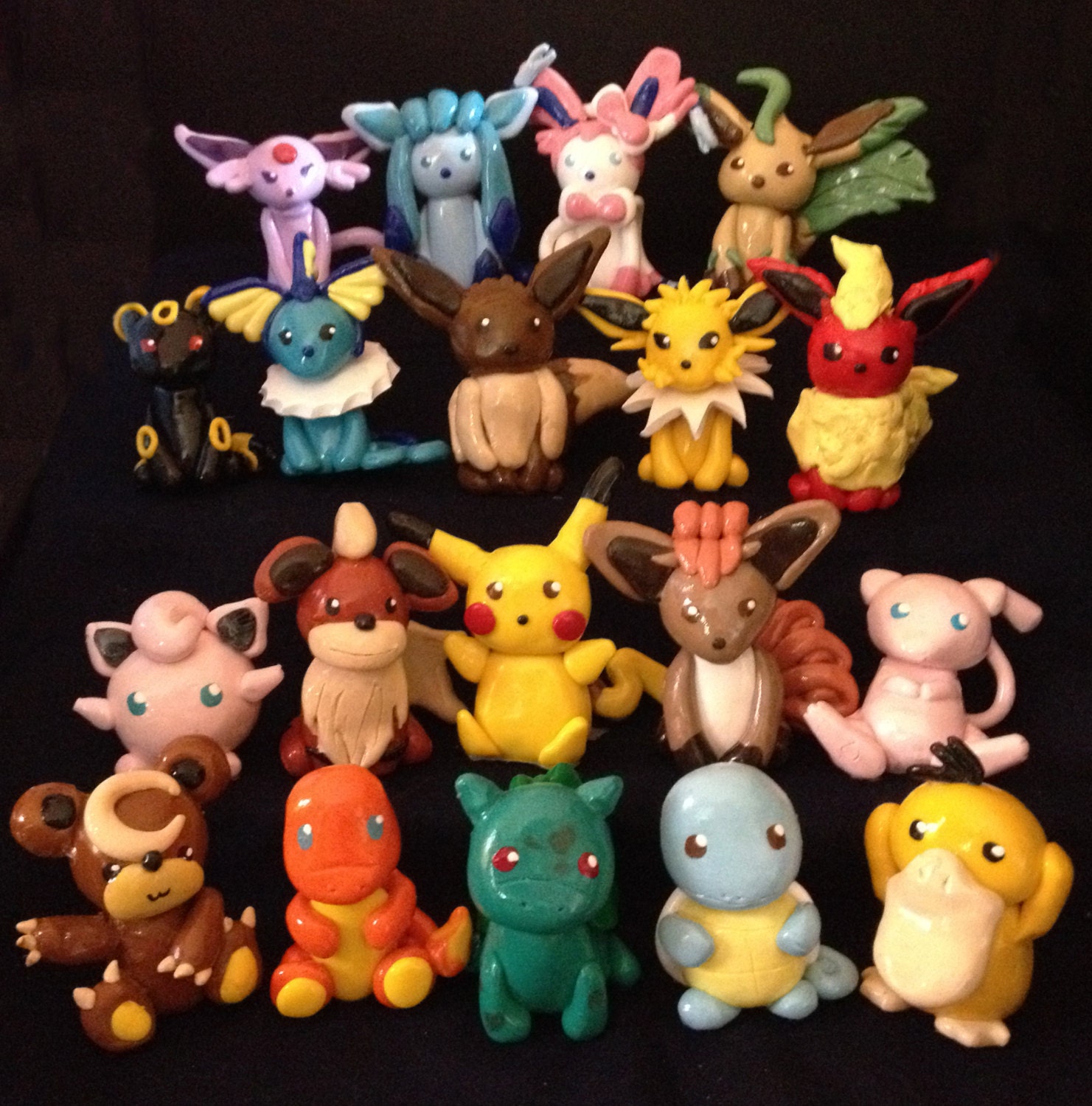 pokemon clay doll