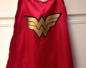 READY TO SHIP toddler Wonder Woman cape.