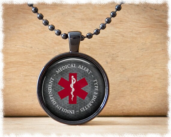 diabetes medical alert necklace