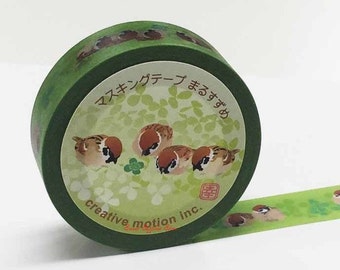 Creative Motion Sparrow Japanese Washi Tape Masking Tape Paper Tape Buy other items together for BETTER price.
