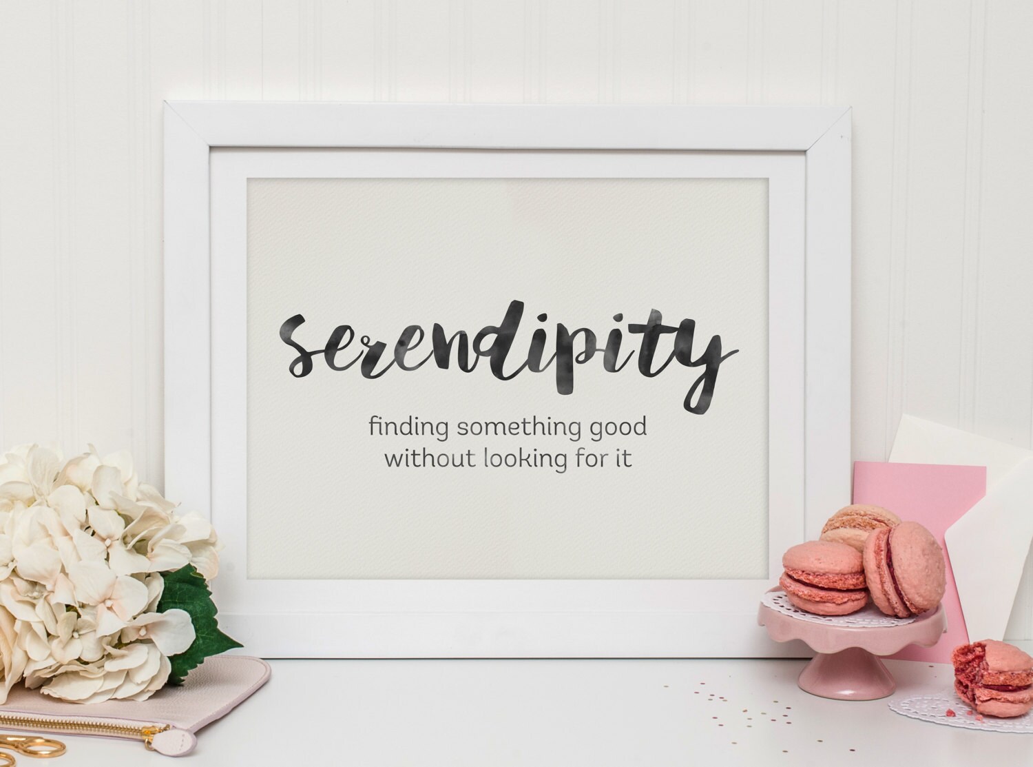 Serendipity Printable Quote Wall Art Quote 8x10 print