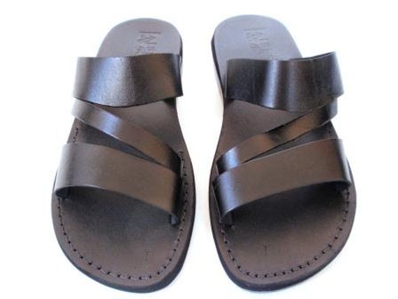 SALE Leather Sandals GREEK Men's Shoes Jesus by Sandalimshop