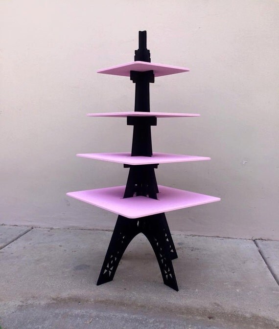New Eiffel Tower 4 tiers cupcake stand
