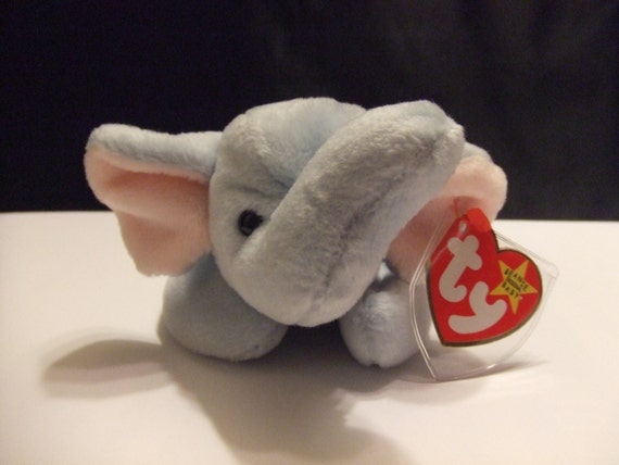 peanut the elephant beanie baby