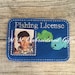 Fishing License Pretend Play