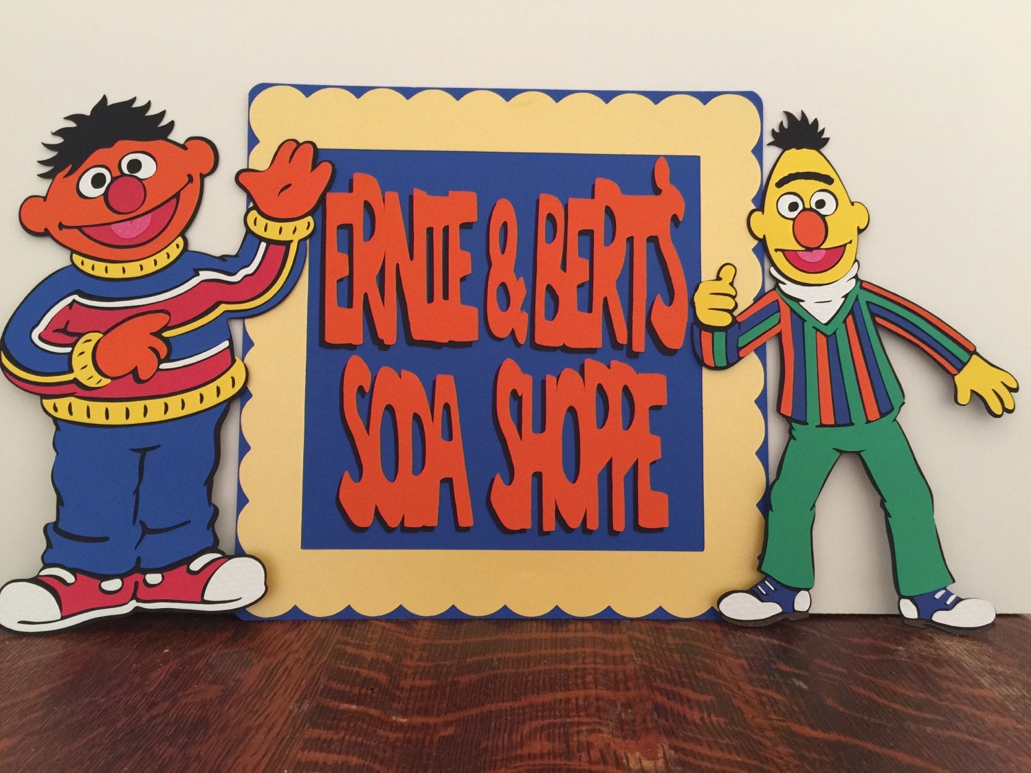 Sesame Street's Ernie & Bert Birthday Sign for