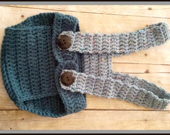 PATTERN ONLY...Adrian Diaper Cover with Suspenders Pattern