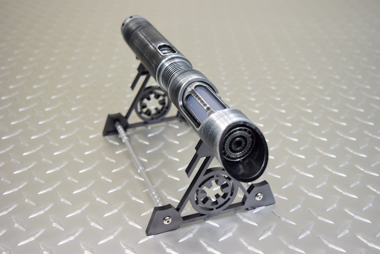 Imperial Custom Saber Stand holds up to three sabers by