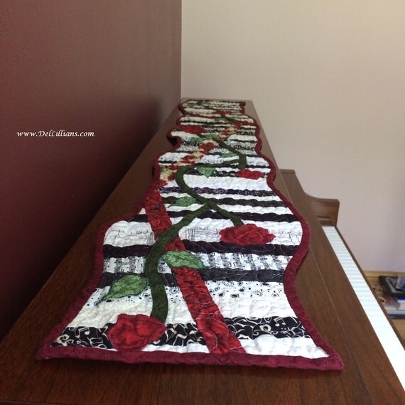 Table Runner Piano Key Table Runner Piano Key Wall Hanging