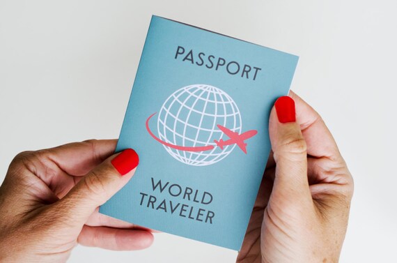 World Traveler Passport Invitation Airplane Birthday Plane Birthday 