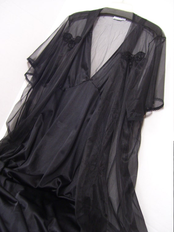 plus size gown robe sets