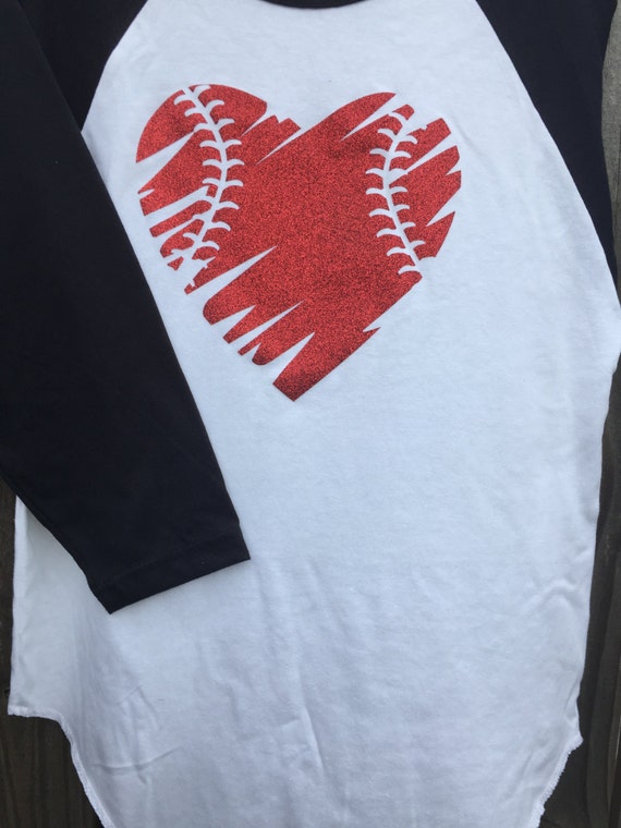 baseball heart protector shirt